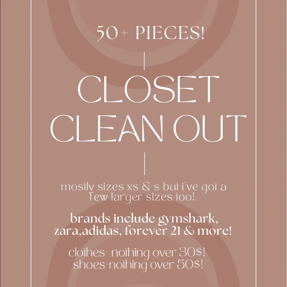 closet cleanout!